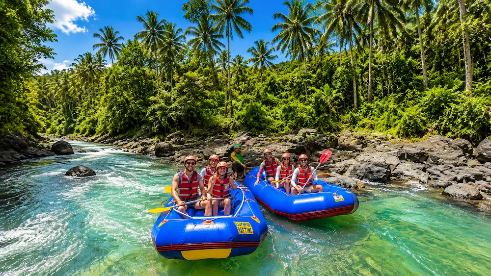 White Water Rafting, Rice Terrace & Waterfall Tour